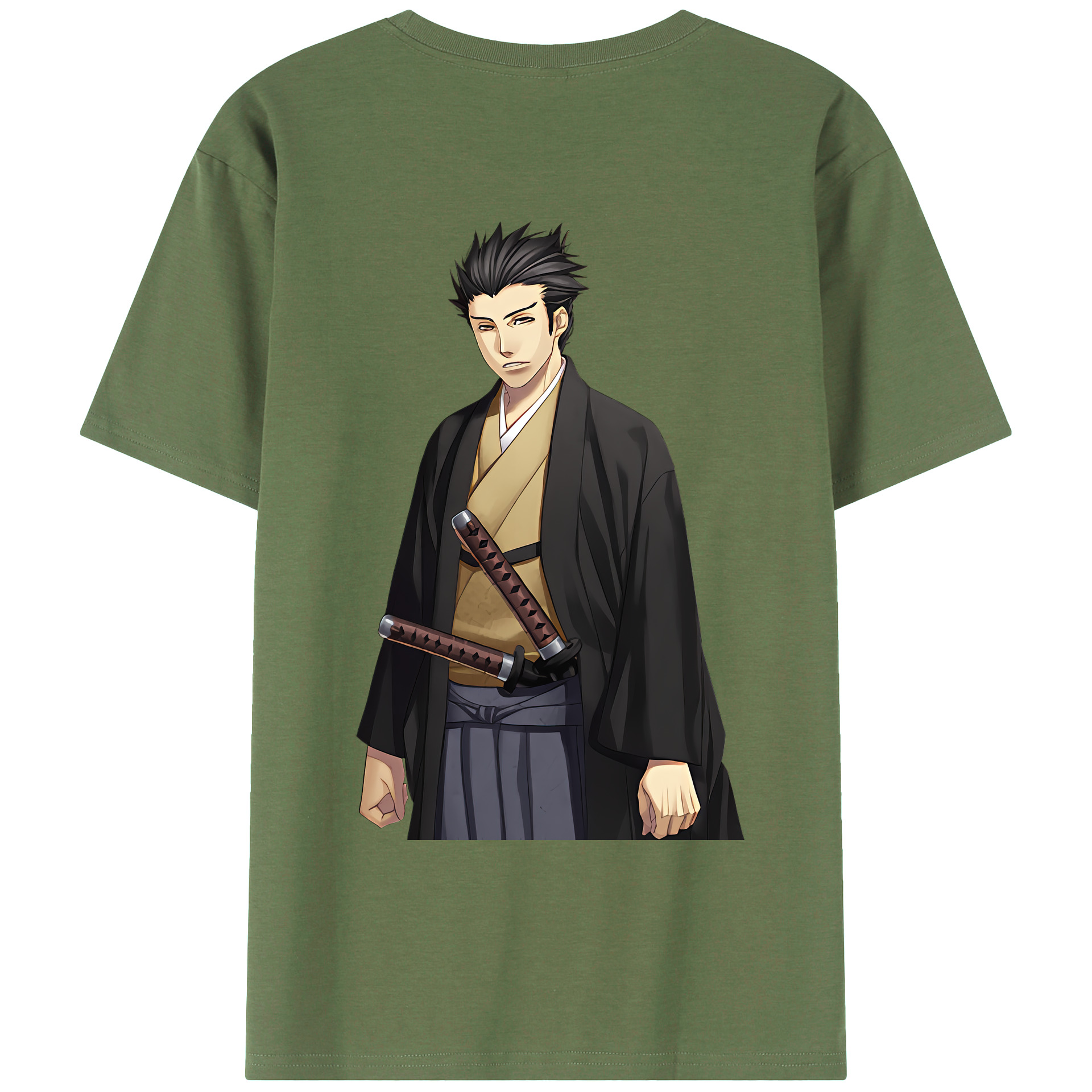 （画像用） ぎんたま 坂田銀時（さかたぎんとき） 神楽 志村新八（しむら しんぱち） GINTAMA Sakata Gintoki Kagura Shimura Shinpachi 綿100％ メンズ半袖Tシャツ（バックプリント） 通気性